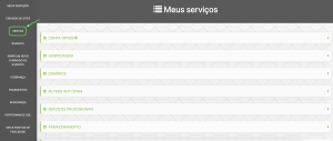 Representação do Menu->Senhas