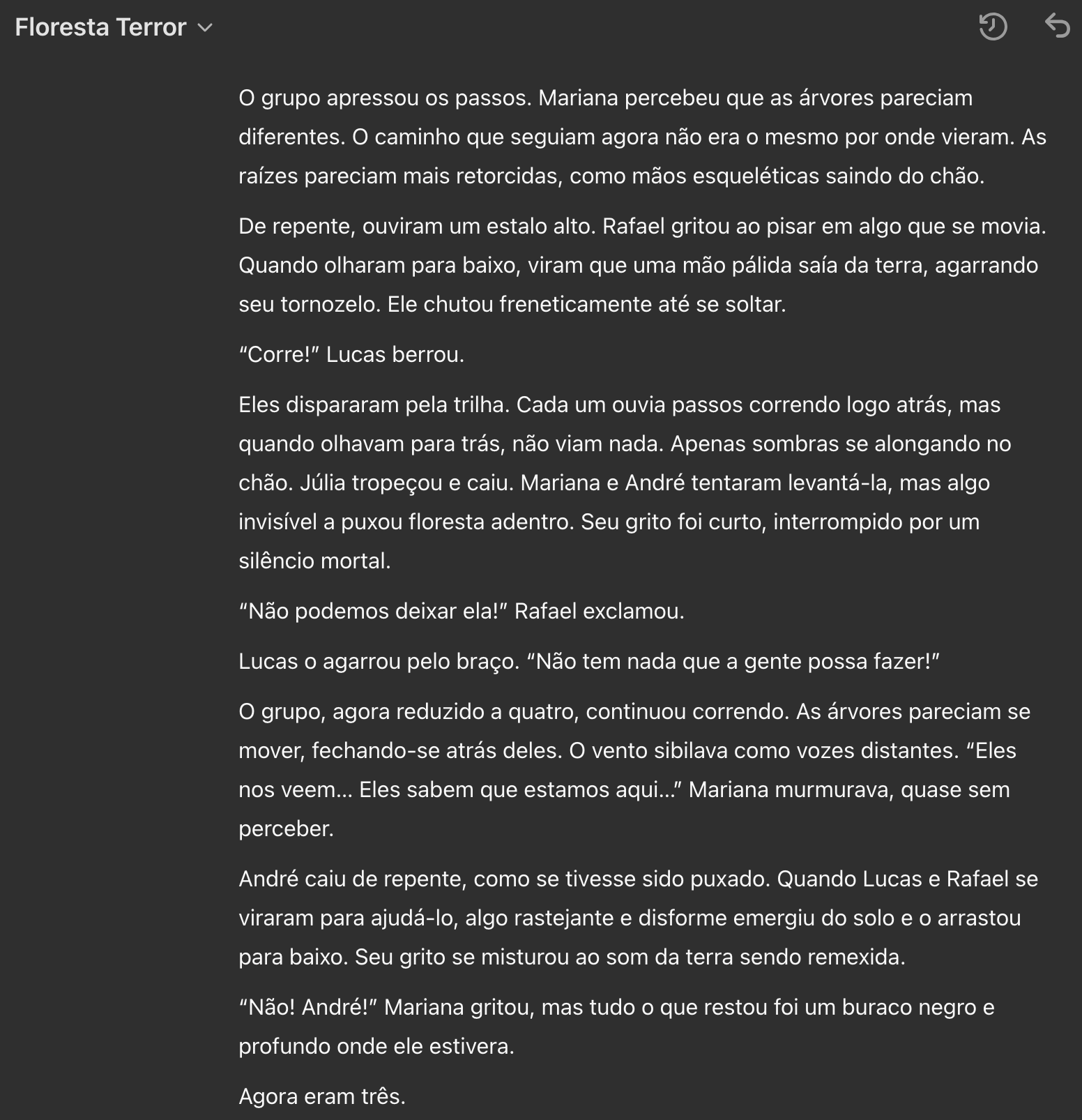 Conto de terror ChatGPT 2
