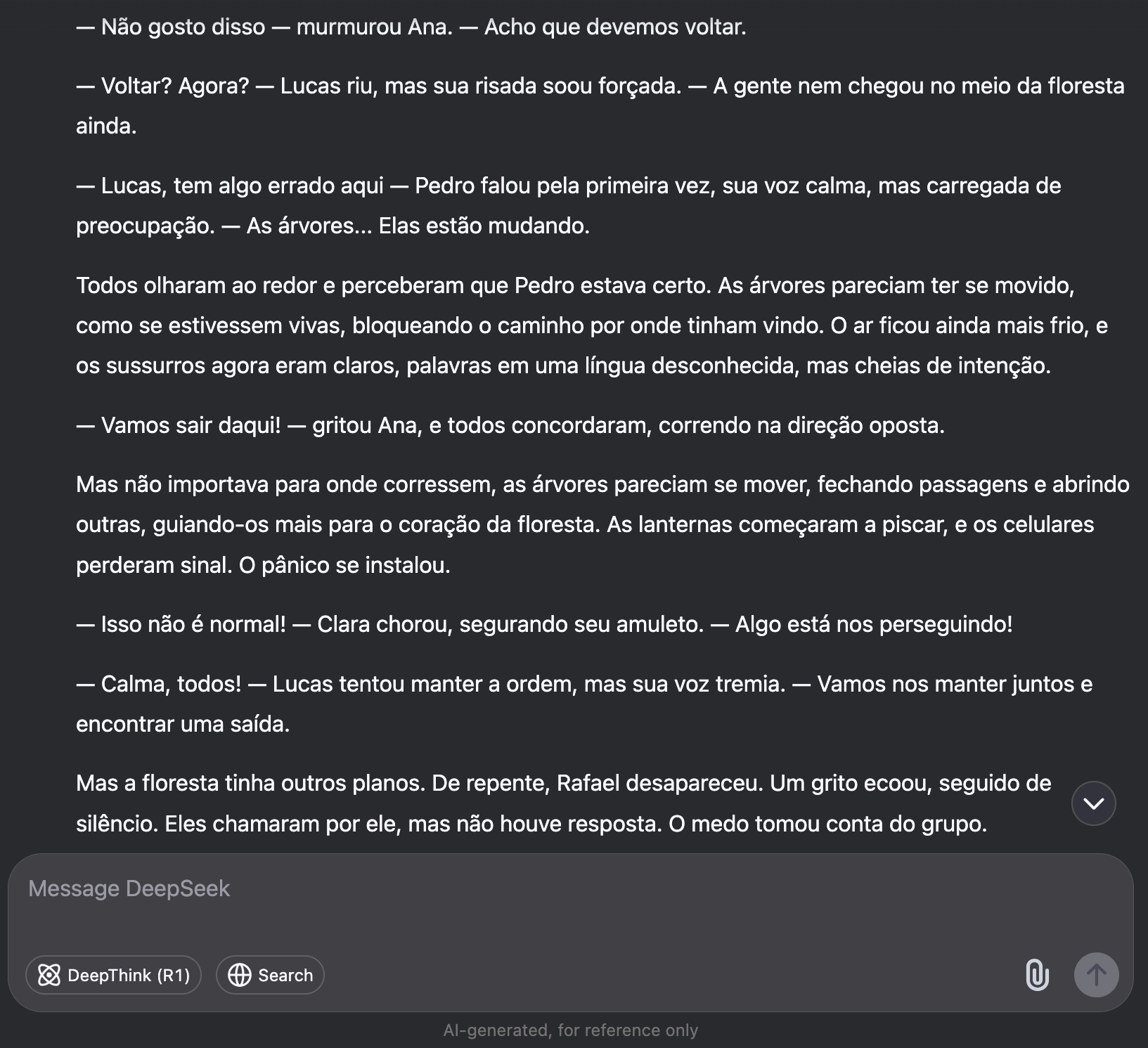 Conto de terror do DeepSeek 3